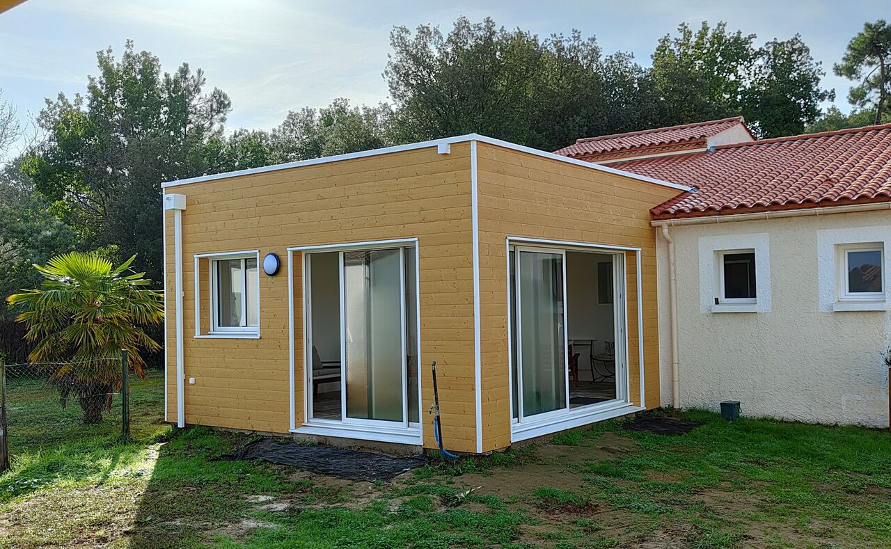 Extension Ossature Bois en Vendée - Ossature Bois - Extensions Bois